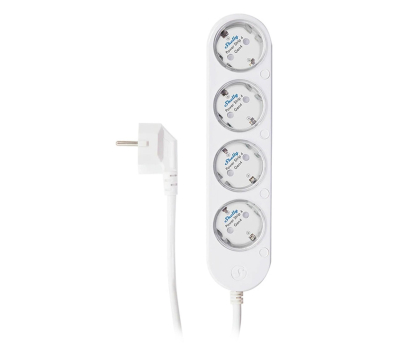 Gniazdko inteligentne Shelly Smart Listwa zasilająca 12A Power Strip 4 Gen4 Zigbee/Matter